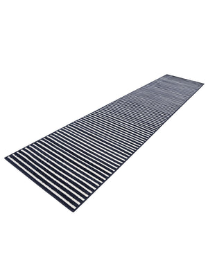 Navy Blue 2' 7 x 12' Sabrina Soto Outdoor Runner Area Rug Weather Resistant for Patio, Deck, Terrace, Balcony, Porch Durable Carpet for Exterior Home Design for Sale at Rug Engine