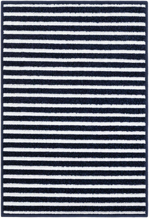 Navy Blue 2' x 3' 1 Sabrina Soto Outdoor Rectangle Area Rug Weather Resistant for Patio, Deck, Terrace, Balcony, Porch Durable Carpet for Exterior Home Design for Sale at Rug Engine