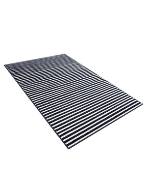 Navy Blue 4' 1 x 6' 1 Sabrina Soto Outdoor Rectangle Area Rug Weather Resistant for Patio, Deck, Terrace, Balcony, Porch Durable Carpet for Exterior Home Design for Sale at Rug Engine