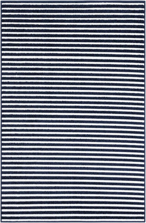 Navy Blue 4' 1 x 6' 1 Sabrina Soto Outdoor Rectangle Area Rug Weather Resistant for Patio, Deck, Terrace, Balcony, Porch Durable Carpet for Exterior Home Design for Sale at Rug Engine