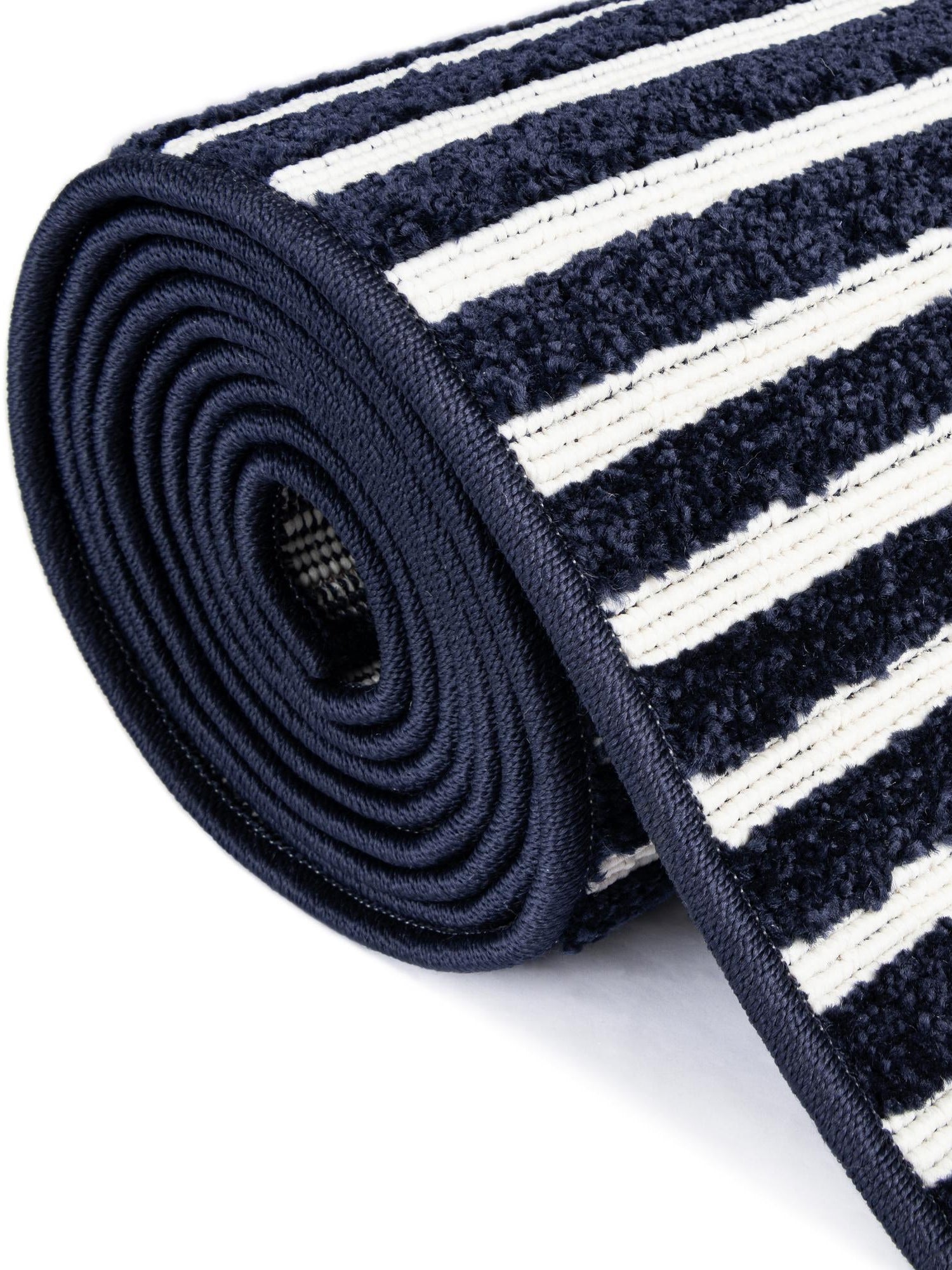 Navy Blue 4' 1 x 6' 1 Sabrina Soto Outdoor Rectangle Area Rug Weather Resistant for Patio, Deck, Terrace, Balcony, Porch Durable Carpet for Exterior Home Design for Sale at Rug Engine