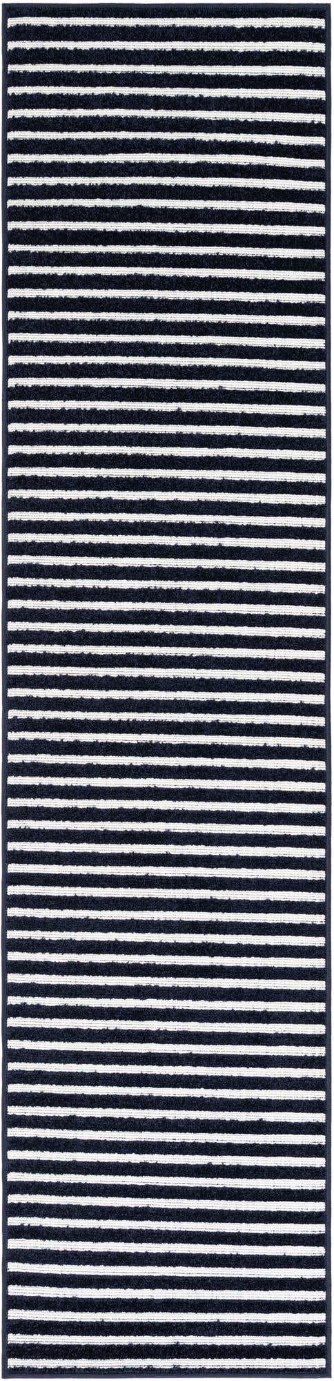 Navy Blue 2' x 8' Sabrina Soto Outdoor Runner Area Rug Weather Resistant for Patio, Deck, Terrace, Balcony, Porch Durable Carpet for Exterior Home Design for Sale at Rug Engine
