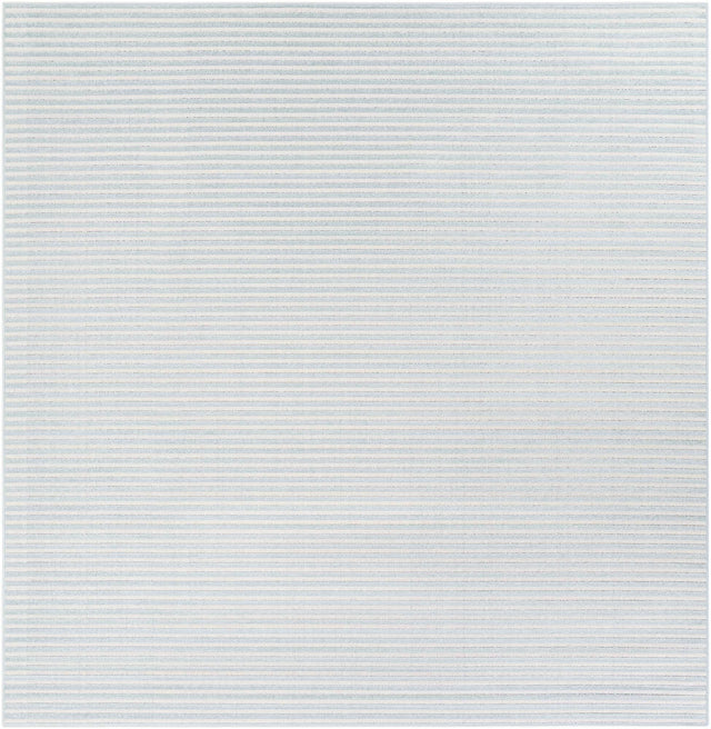 Light Blue 10' x 10' Sabrina Soto Outdoor Square Area Rug Weather Resistant for Patio, Deck, Terrace, Balcony, Porch Durable Carpet for Exterior Home Design for Sale at Rug Engine