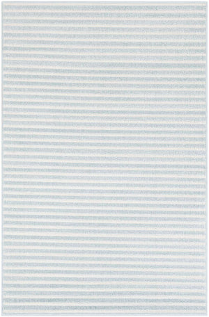 Light Blue 4' 1 x 6' 1 Sabrina Soto Outdoor Rectangle Area Rug Weather Resistant for Patio, Deck, Terrace, Balcony, Porch Durable Carpet for Exterior Home Design for Sale at Rug Engine