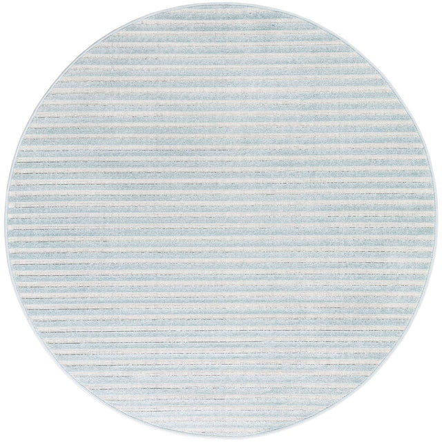 Light Blue 5' 1 x 5' 1 Sabrina Soto Outdoor Round Area Rug Weather Resistant for Patio, Deck, Terrace, Balcony, Porch Durable Carpet for Exterior Home Design for Sale at Rug Engine