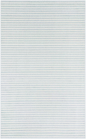 Light Blue 5' 1 x 8' Sabrina Soto Outdoor Rectangle Area Rug Weather Resistant for Patio, Deck, Terrace, Balcony, Porch Durable Carpet for Exterior Home Design for Sale at Rug Engine