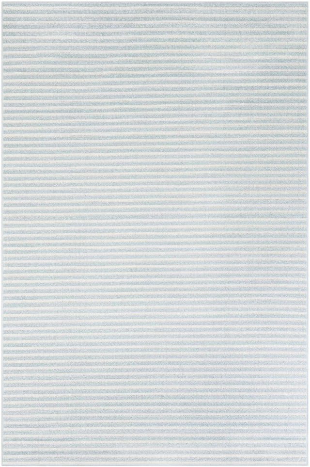 Light Blue 6' 1 x 9' Sabrina Soto Outdoor Rectangle Area Rug Weather Resistant for Patio, Deck, Terrace, Balcony, Porch Durable Carpet for Exterior Home Design for Sale at Rug Engine