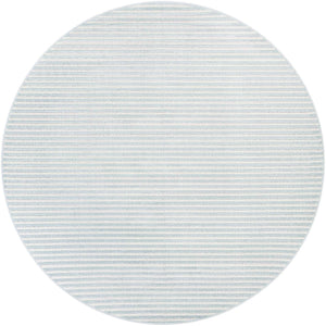 Light Blue 7' 10 x 7' 10 Sabrina Soto Outdoor Round Area Rug Weather Resistant for Patio, Deck, Terrace, Balcony, Porch Durable Carpet for Exterior Home Design for Sale at Rug Engine