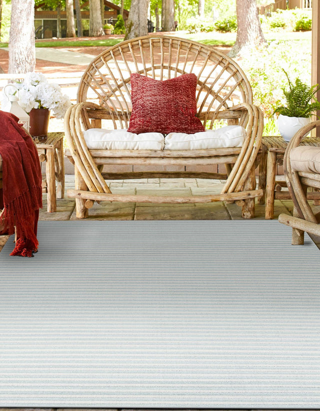 Light Blue 10' x 10' Sabrina Soto Outdoor Square Area Rug Weather Resistant for Patio, Deck, Terrace, Balcony, Porch Durable Carpet for Exterior Home Design for Sale at Rug Engine