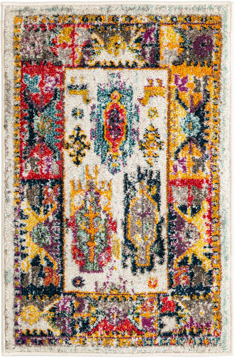 Ivory 2' x 3' 1 Penrose Rectangle Area Rug