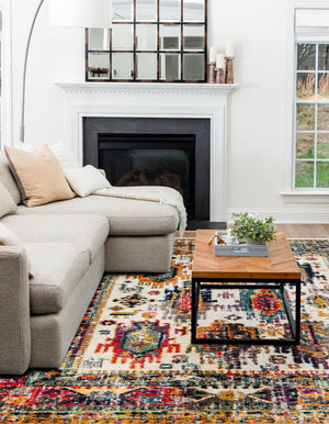 Ivory 6' 1 x 9' Penrose Rectangle Area Rug