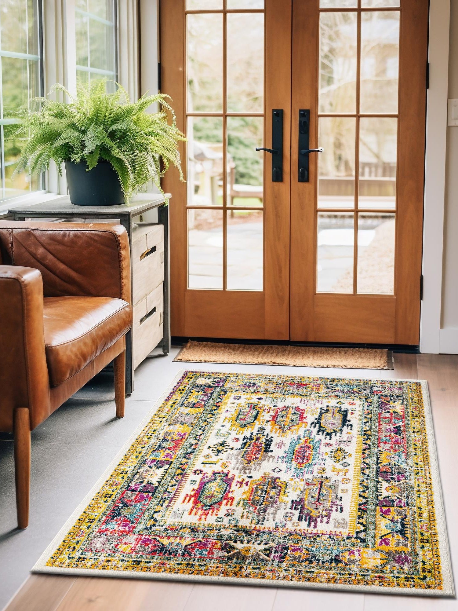 Ivory 7' 1 x 10' Penrose Rectangle Area Rug