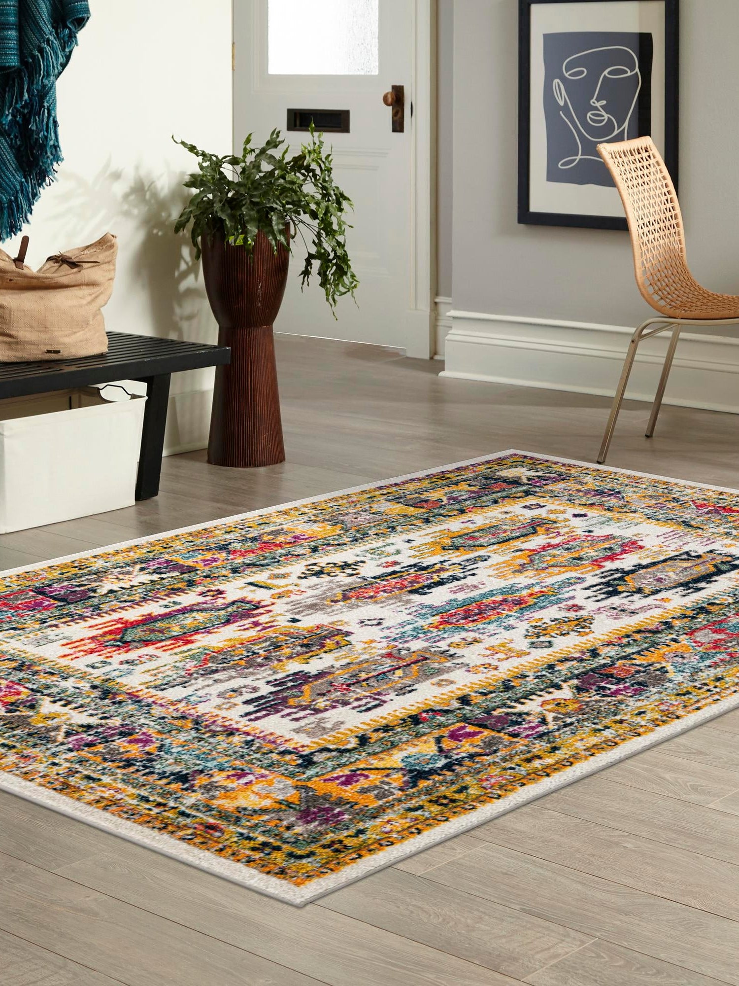 Ivory 7' 1 x 10' Penrose Rectangle Area Rug