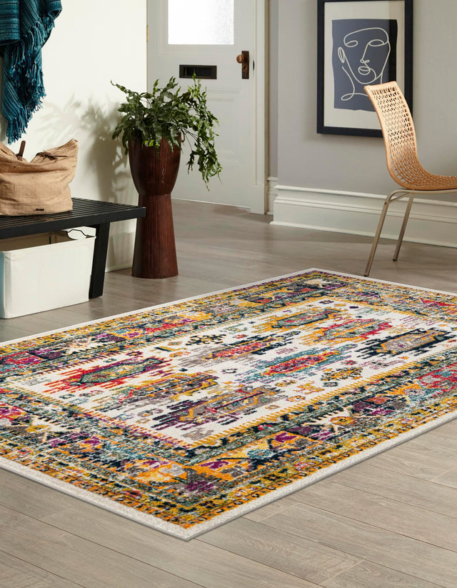 Ivory 2' x 3' 1 Penrose Rectangle Area Rug