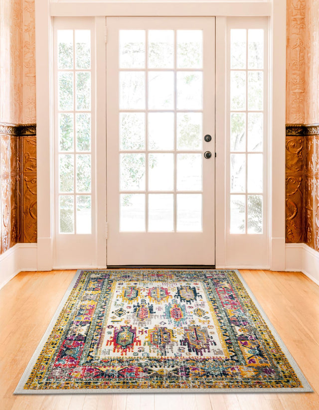 Ivory 4' 1 x 6' 1 Penrose Rectangle Area Rug