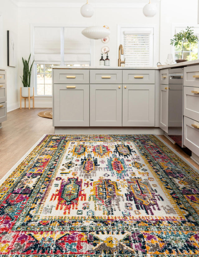 Ivory 4' 1 x 6' 1 Penrose Rectangle Area Rug