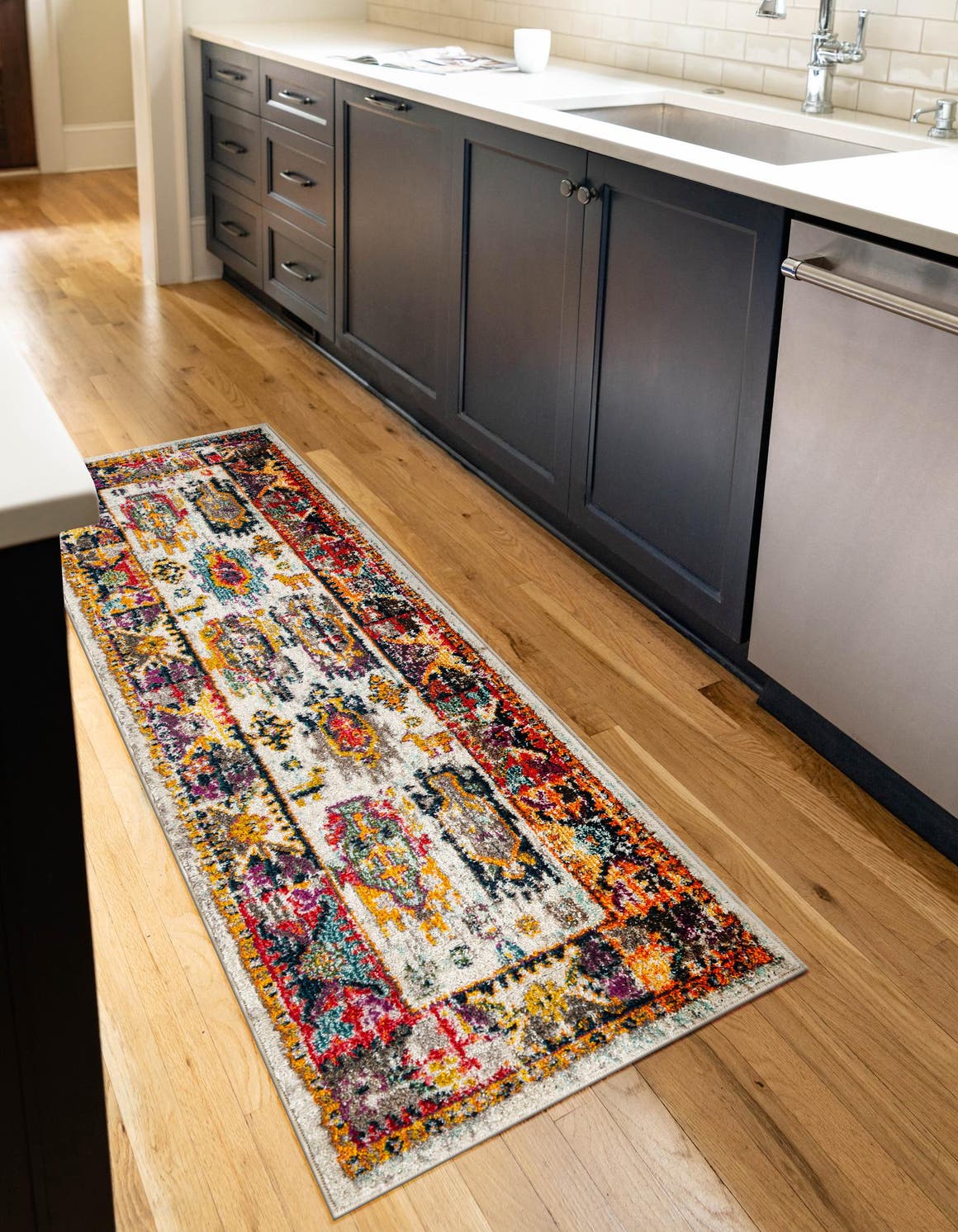 Ivory 2' x 8' Penrose Runner Area Rug