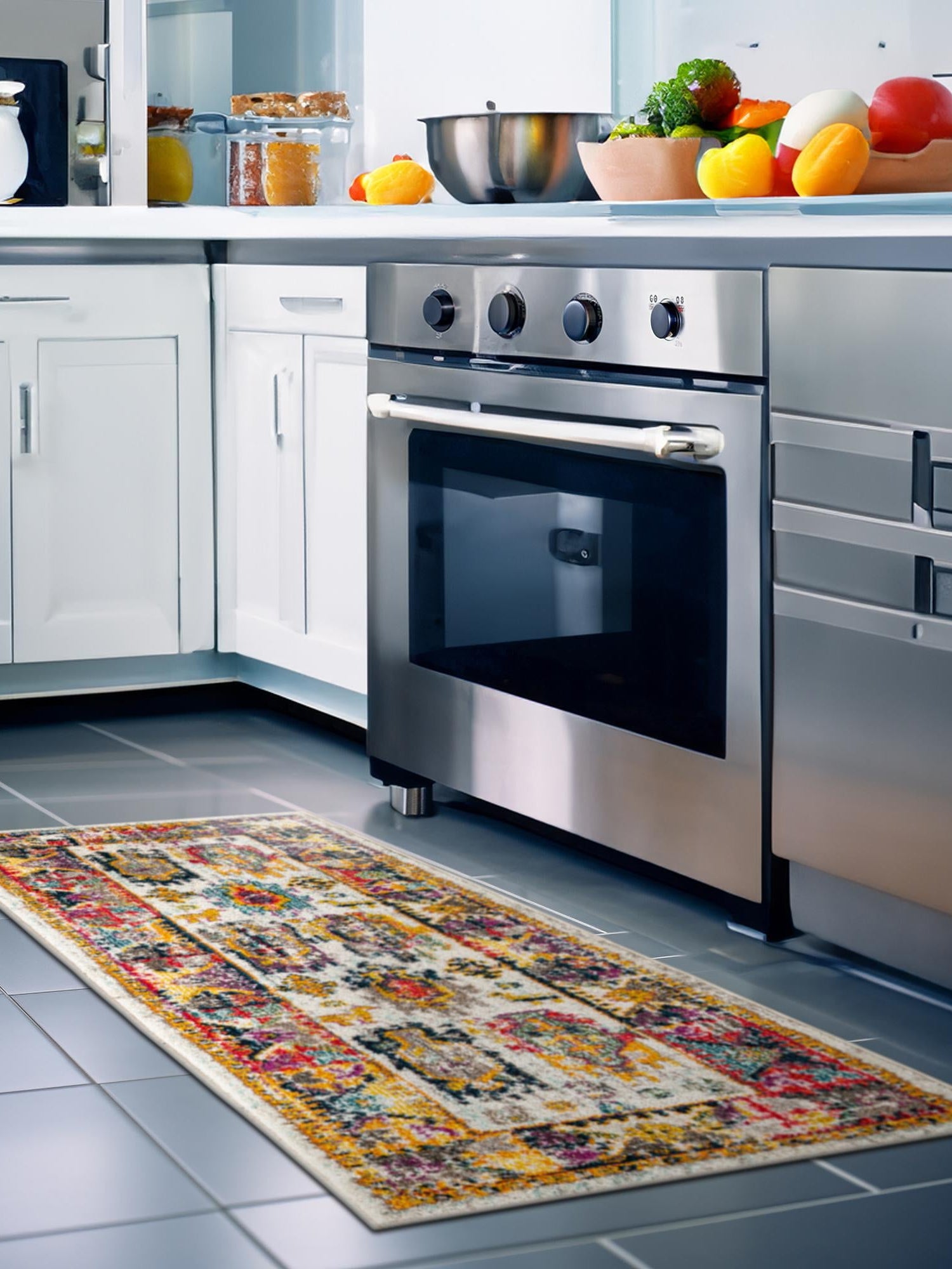 Ivory 2' 7 x 10' Penrose Runner Area Rug