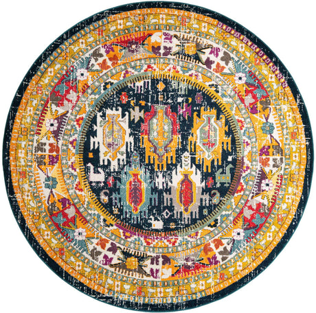 Navy Blue 10' x 10' Penrose Round Area Rug