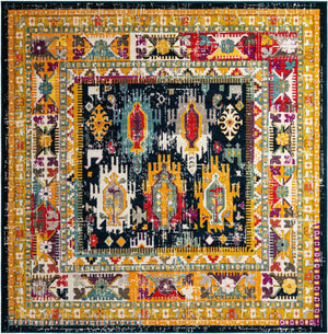Navy Blue 10' x 10' Penrose Square Area Rug