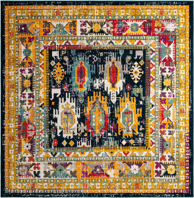 Navy Blue 10' x 10' Penrose Square Area Rug