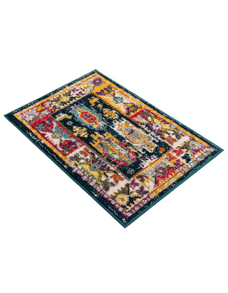 Navy Blue 2' x 3' 1 Penrose Rectangle Area Rug Classic Durable Stain Resistant Easy Clean Carpet for Traditional Indoor Home Decor for Sale at Rug Engine