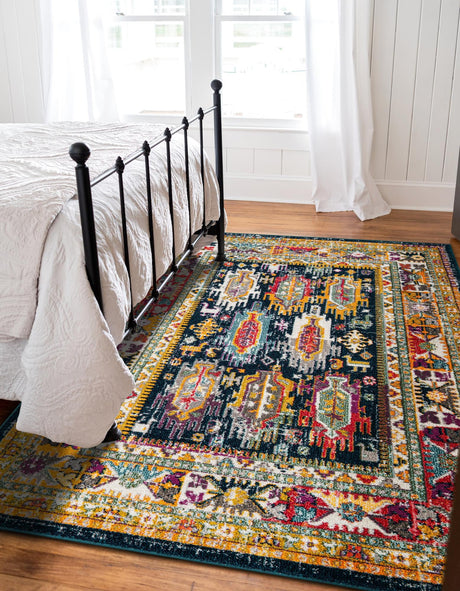 Navy Blue 2' x 3' 1 Penrose Rectangle Area Rug Classic Durable Stain Resistant Easy Clean Carpet for Traditional Indoor Home Decor for Sale at Rug Engine