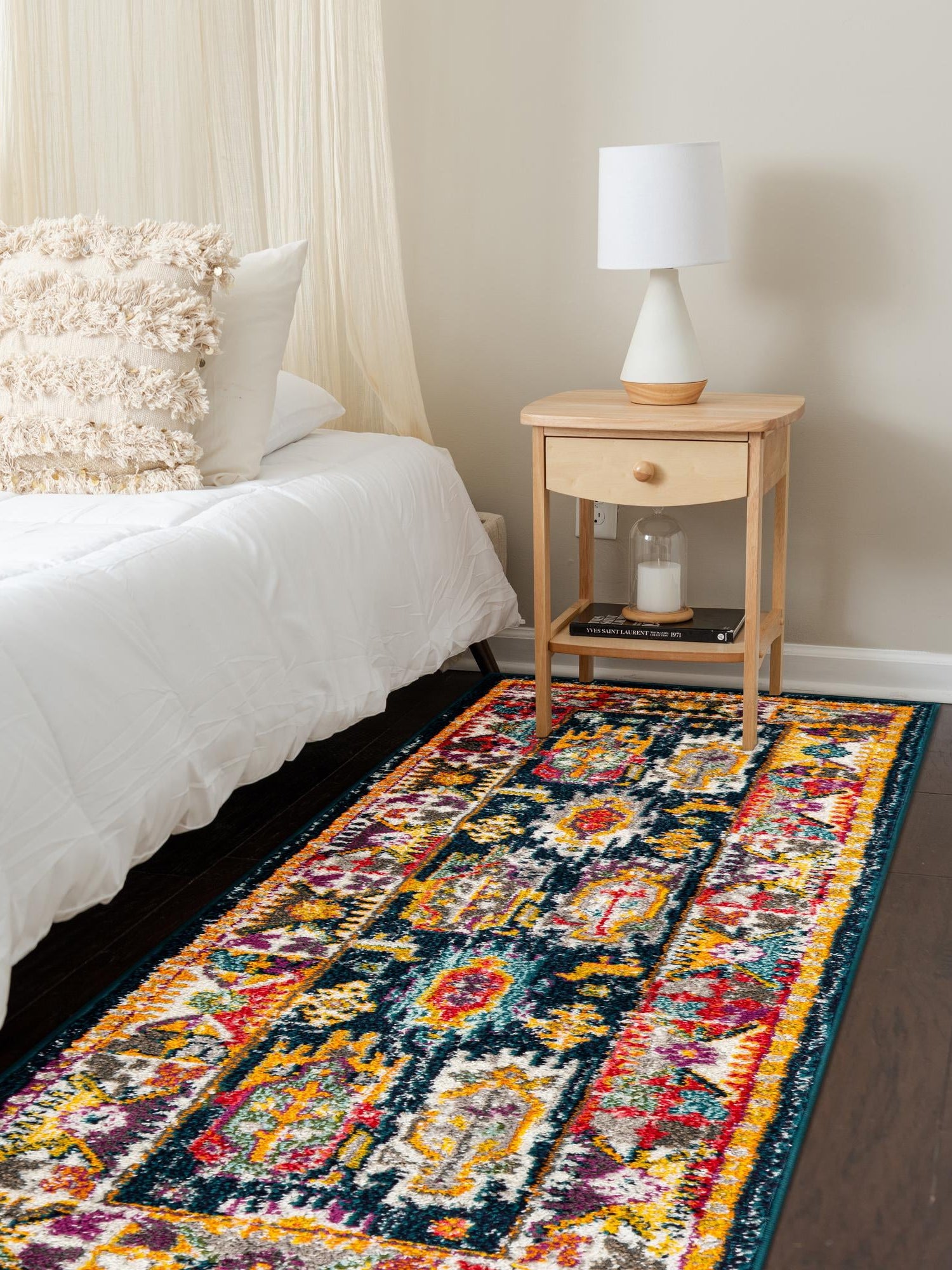 Navy Blue 2' x 6' 1 Penrose Runner Area Rug