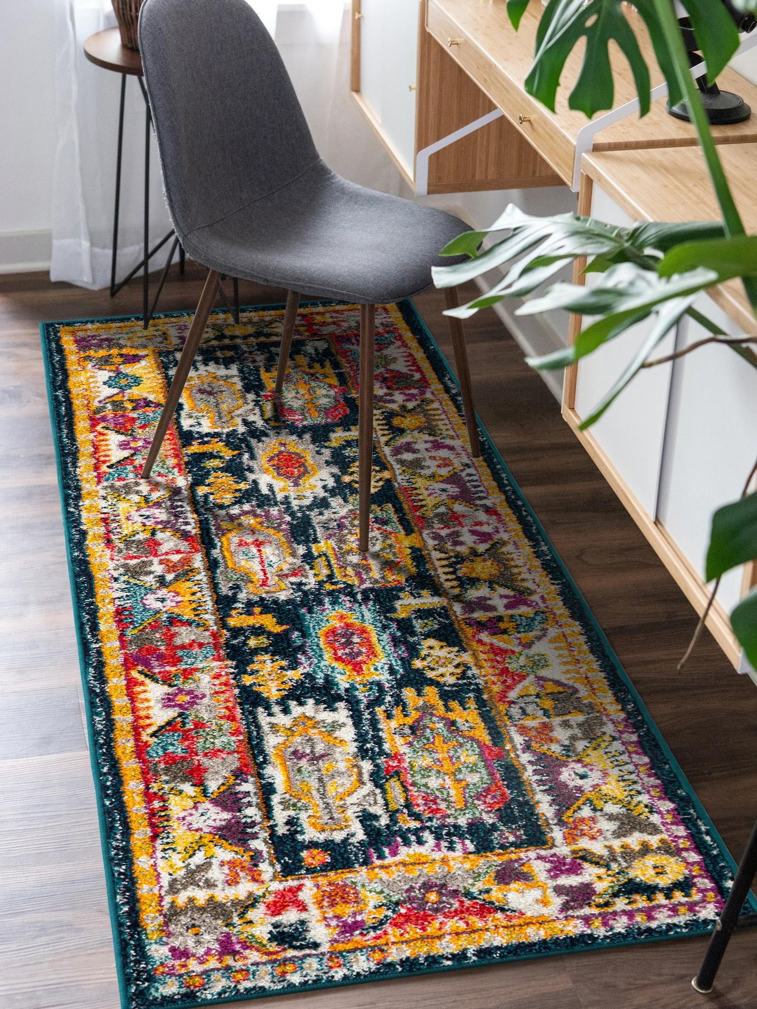 Navy Blue 2' x 6' 1 Penrose Runner Area Rug