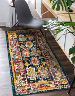 Navy Blue 2' x 8' Penrose Runner Area Rug