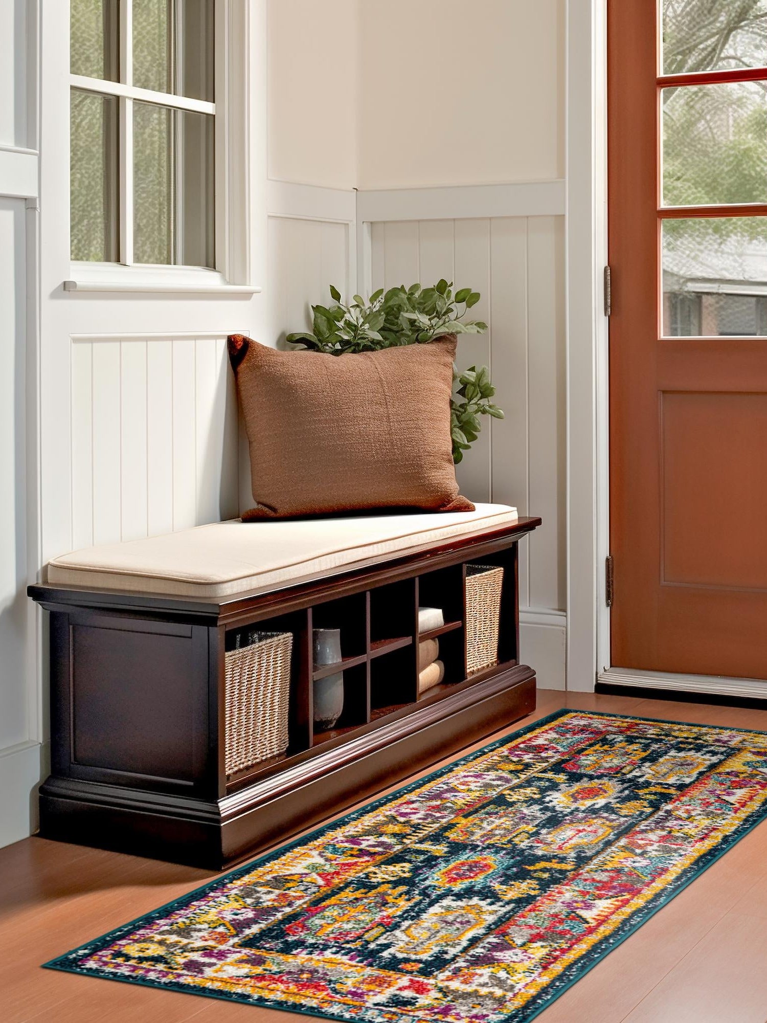 Navy Blue 2' x 8' Penrose Runner Area Rug