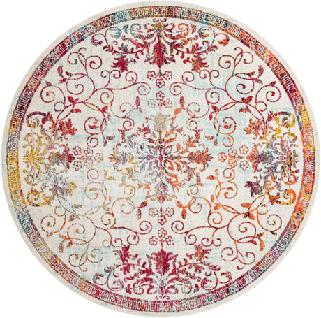 Ivory 10' x 10' Penrose Round Area Rug