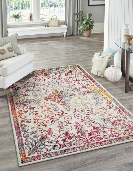 Ivory 10' x 14' 1 Penrose Rectangle Area Rug