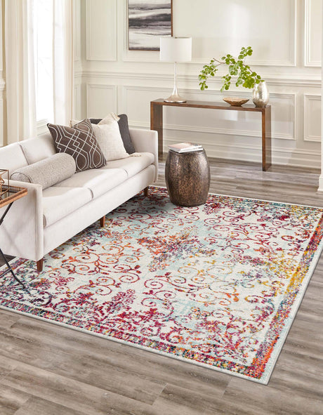 Ivory 2' x 3' 1 Penrose Rectangle Area Rug Classic Durable Stain Resistant Easy Clean Carpet for Traditional Indoor Home Decor for Sale at Rug Engine