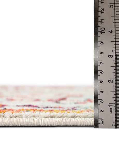 Ivory 7' 1 x 10' Penrose Rectangle Area Rug Classic Durable Stain Resistant Easy Clean Carpet for Traditional Indoor Home Decor for Sale at Rug Engine