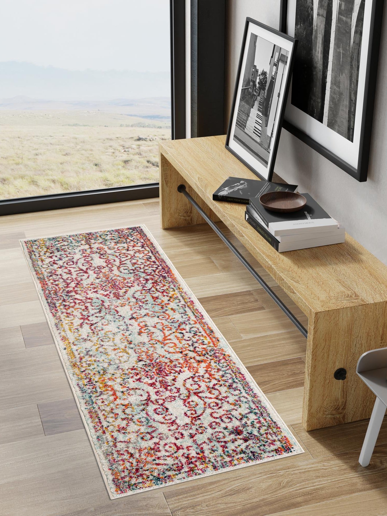 Ivory 2' 7 x 10' Penrose Runner Area Rug