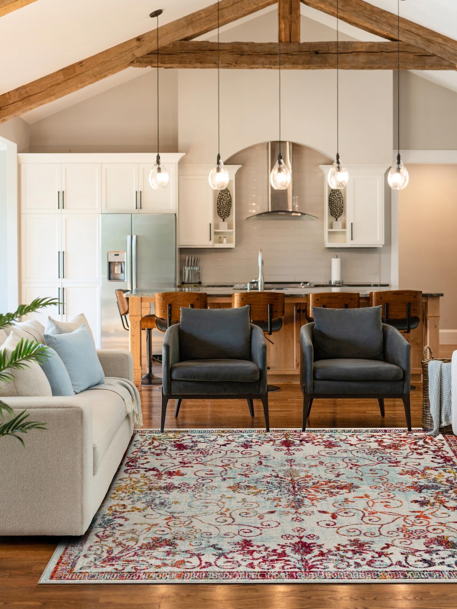 Ivory 10' x 10' Penrose Square Area Rug