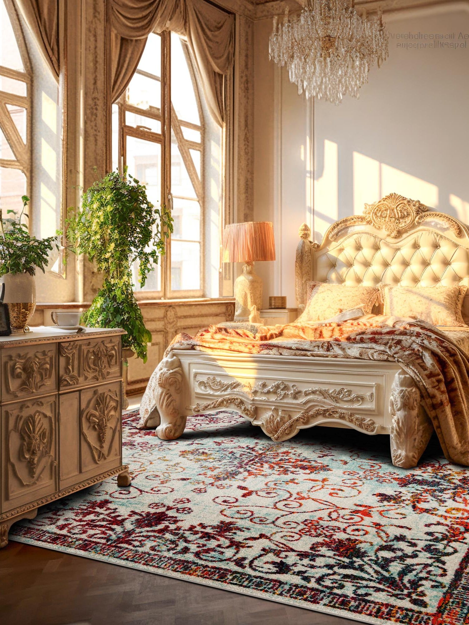 Ivory 10' x 10' Penrose Square Area Rug