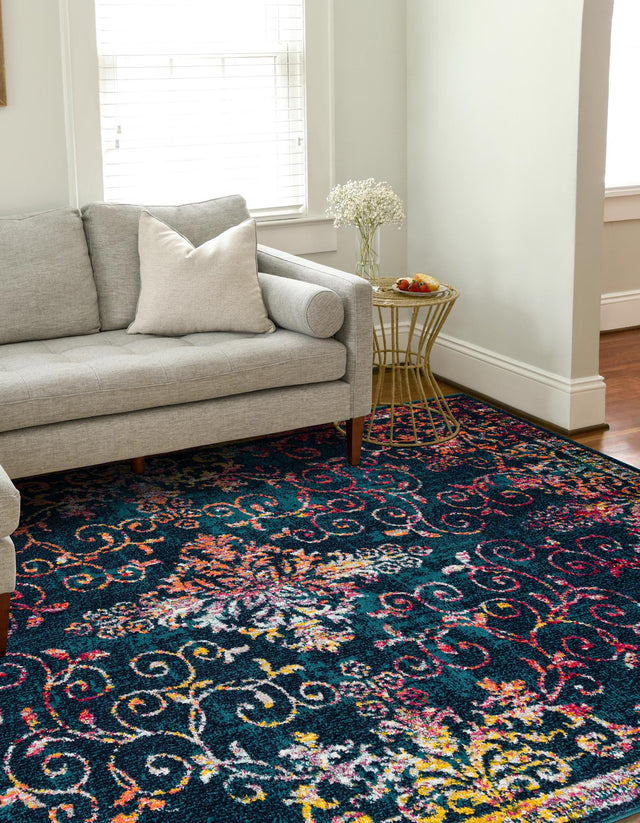 Navy Blue 9' x 12' Penrose Rectangle Area Rug
