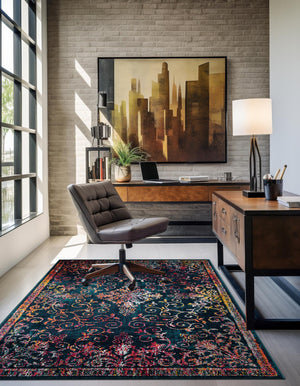 Navy Blue 9' x 12' Penrose Rectangle Area Rug