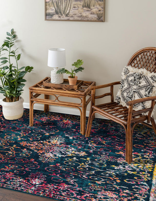 Navy Blue 9' x 12' Penrose Rectangle Area Rug