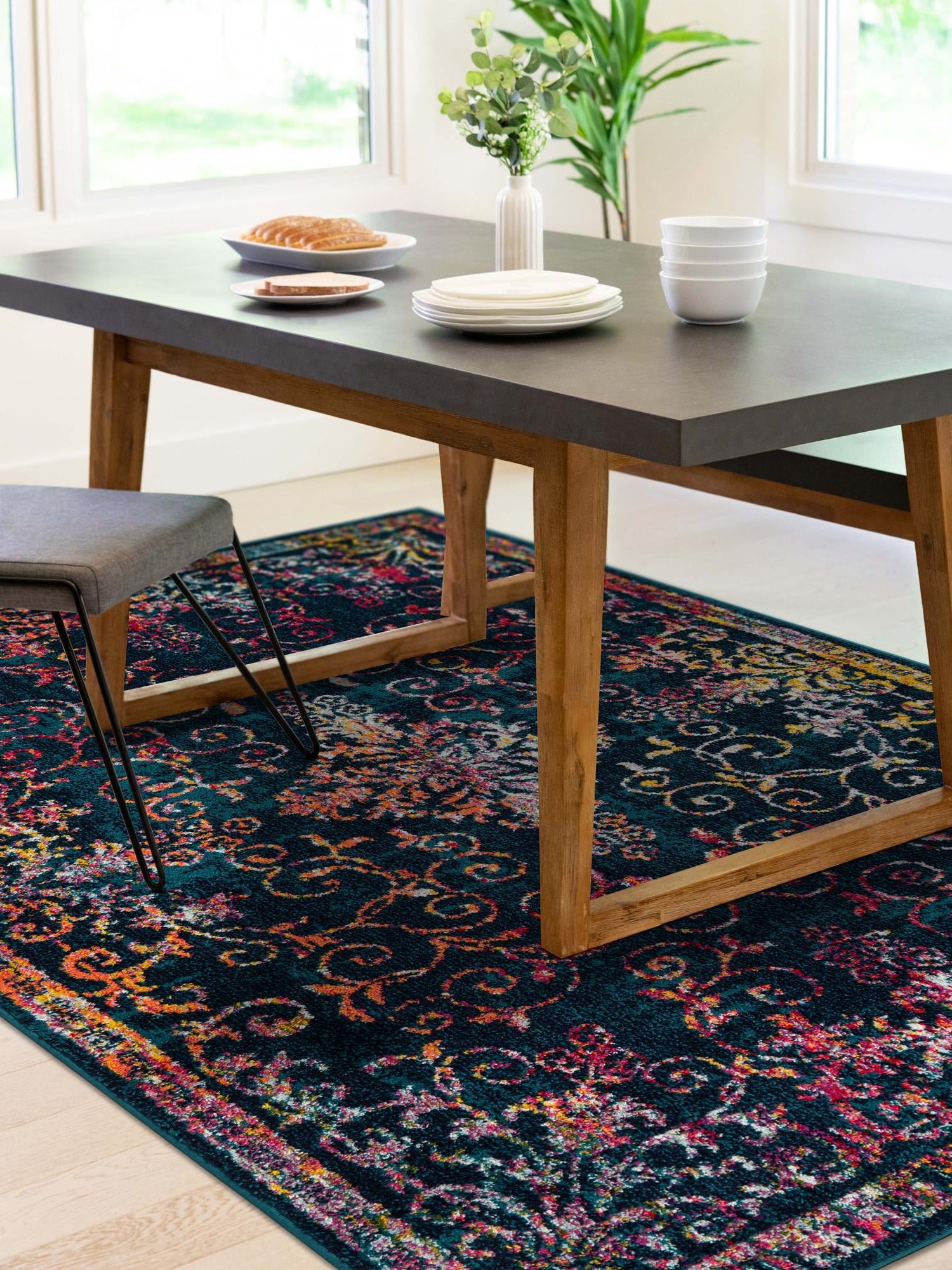 Navy Blue 10' x 14' 1 Penrose Rectangle Area Rug