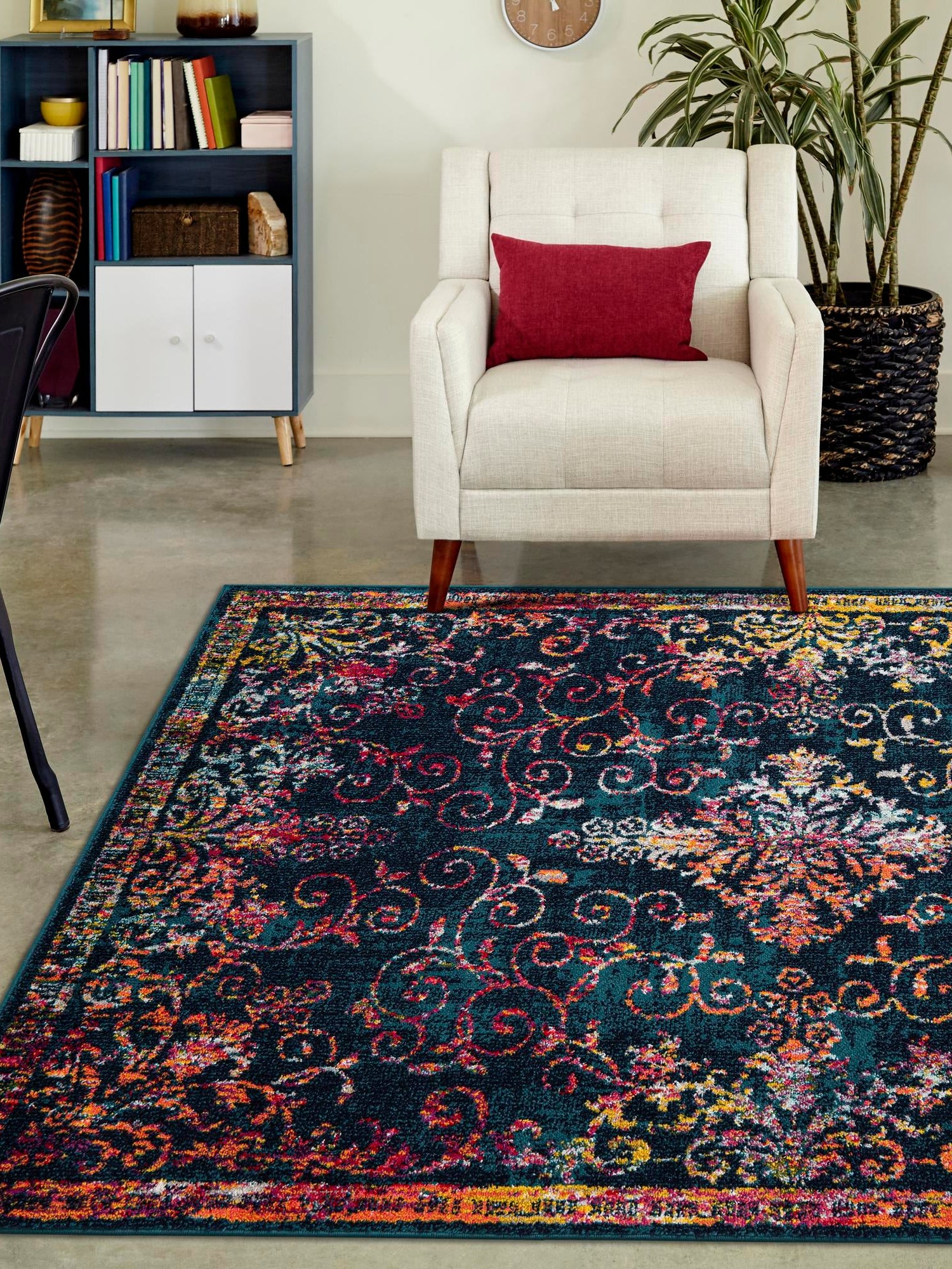 Navy Blue 10' x 14' 1 Penrose Rectangle Area Rug