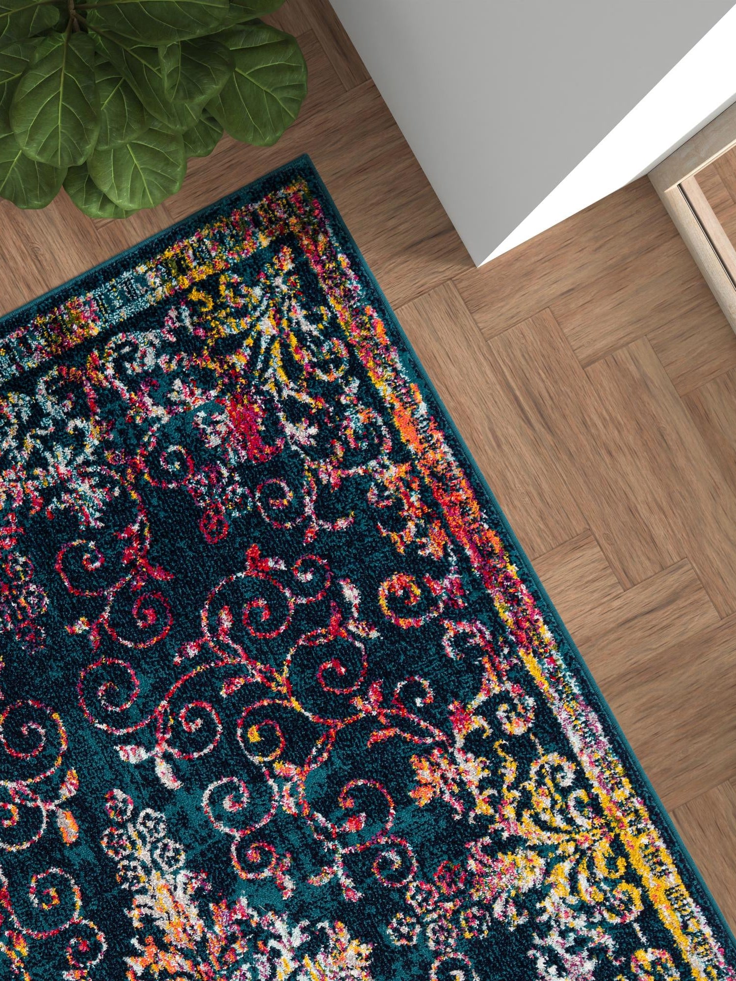 Navy Blue 10' x 14' 1 Penrose Rectangle Area Rug