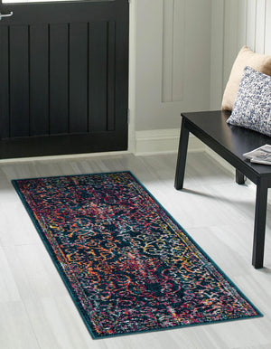 Navy Blue 2' x 6' 1 Penrose Runner Area Rug