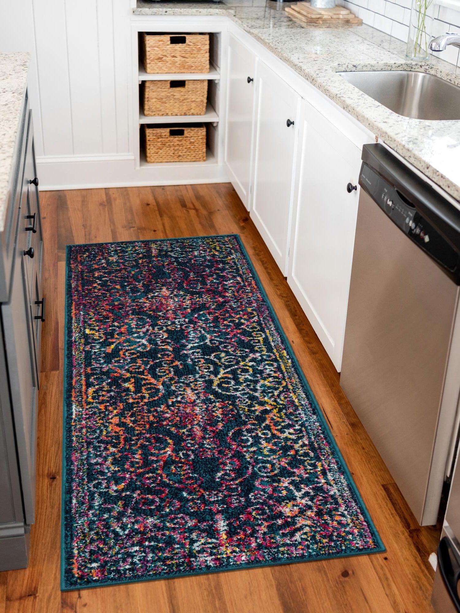 Navy Blue 2' x 6' 1 Penrose Runner Area Rug