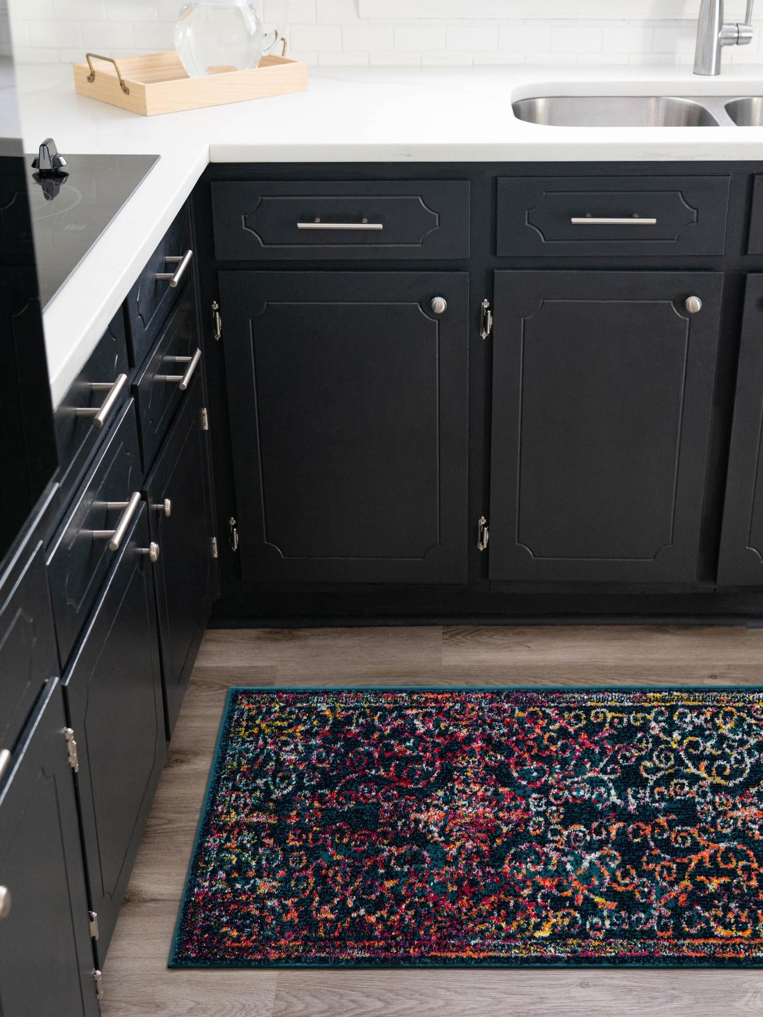 Navy Blue 2' x 6' 1 Penrose Runner Area Rug