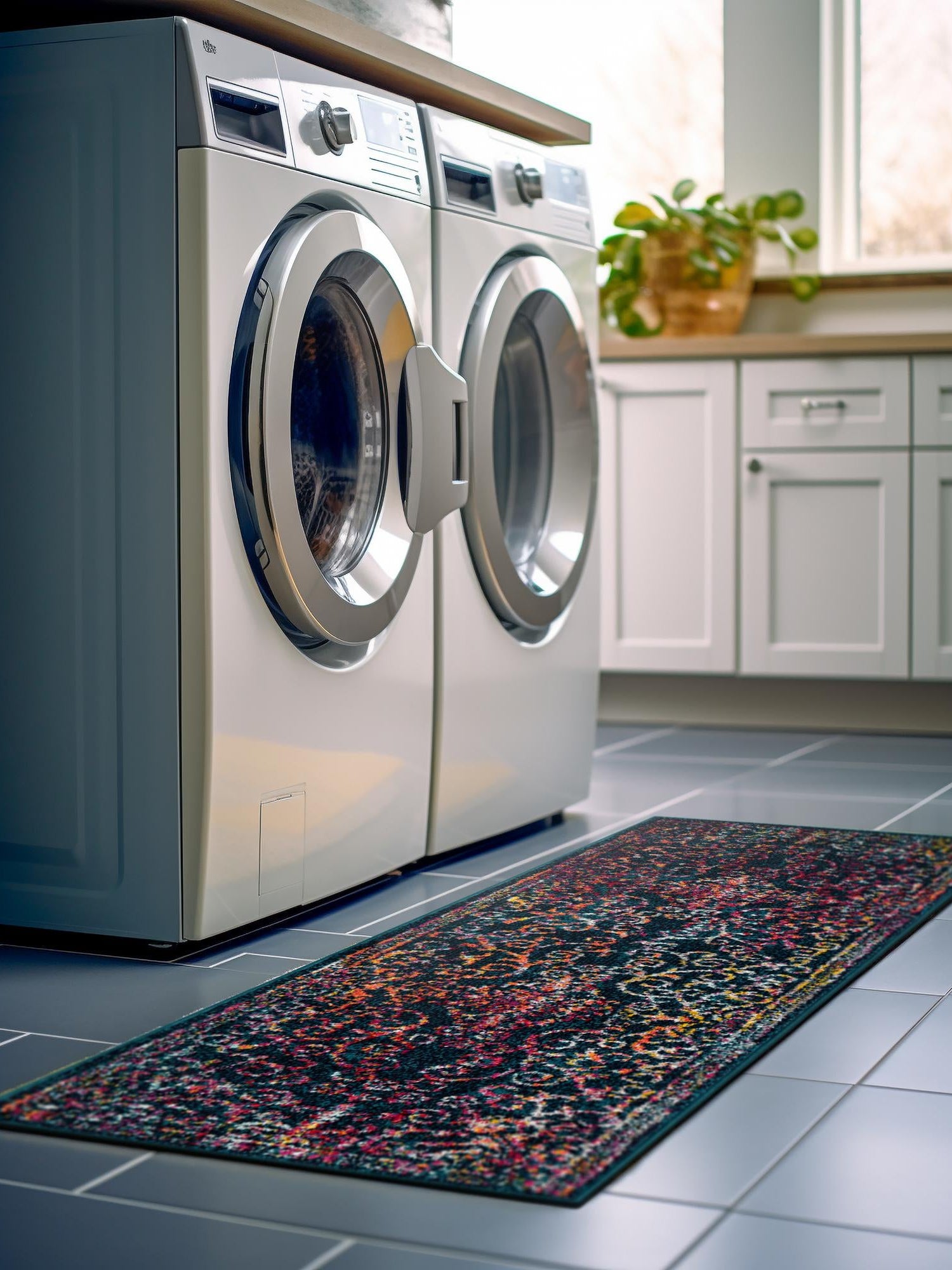 Navy Blue 2' x 6' 1 Penrose Runner Area Rug