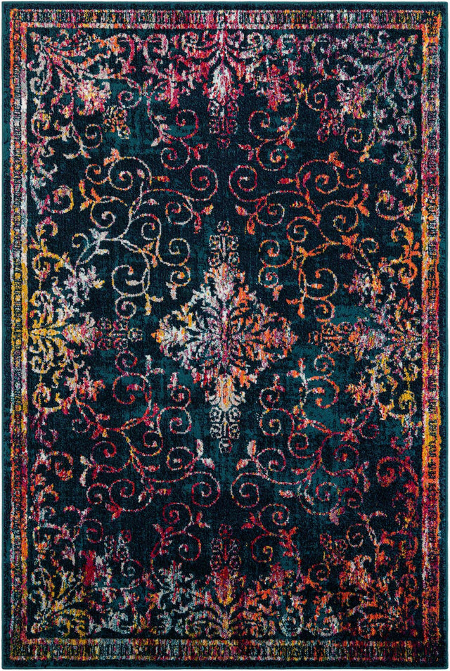 Navy Blue 6' 1 x 9' Penrose Rectangle Area Rug