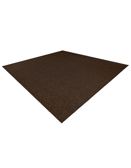 Brown 13' 1 x 13' 1 Dunes Square Area Rug 100% Polypropylene With Cotton Backing Carpet for Living, Dining, Office, Dorms, Bedrooms for Sale at Rug Engine